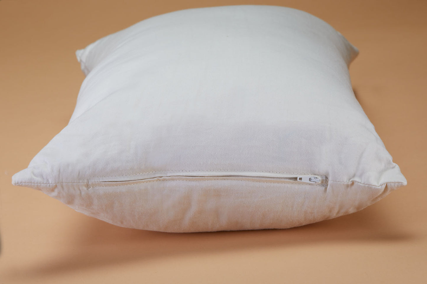 Two-Tone Pillow: Ivory and Lavender Gray