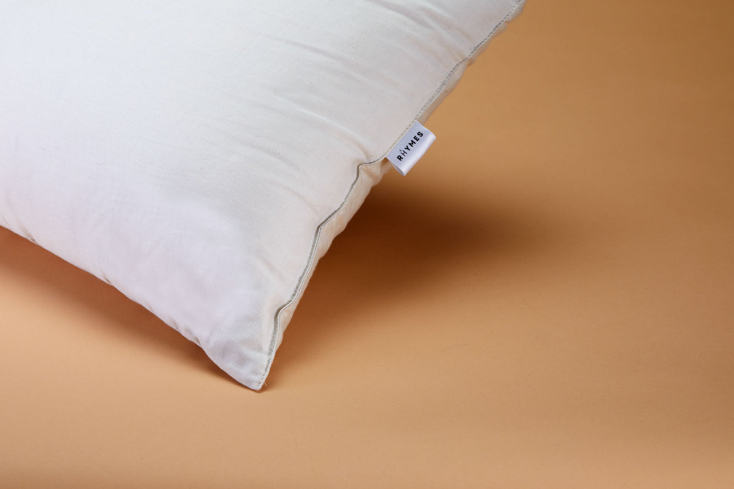 Two-Tone Pillow: Ivory and Smoky Gray